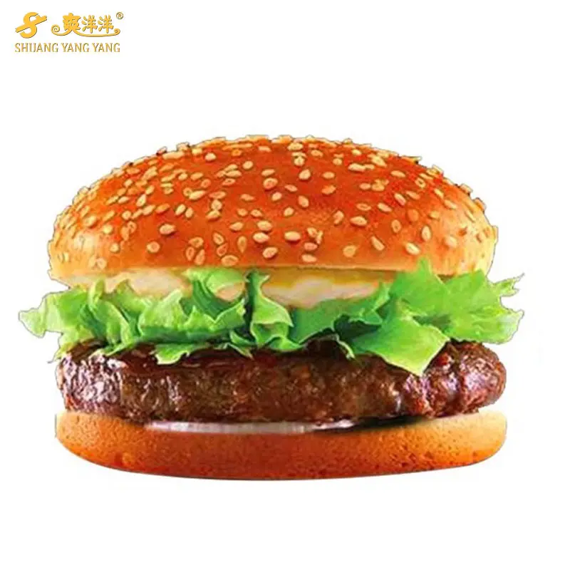 Hình ảnh Hamburger Xúc Xích, Trứng, Phô Mai 
