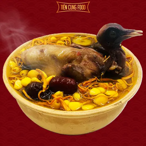 Hình ảnh Bồ câu tiềm bông đông trùng hạ thảo