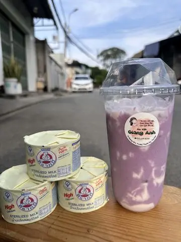 Hình ảnh Sữa gấu sốt khoai môn tươi