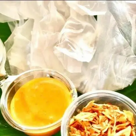 Hình ảnh SET 100gr Bánh Tròn Phơi Sương Chấm Muối Béo Đậu Hành Phi