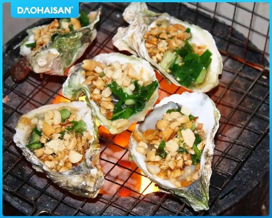 Hình ảnh Combo 5 Hàu Nướng Mỡ Hành