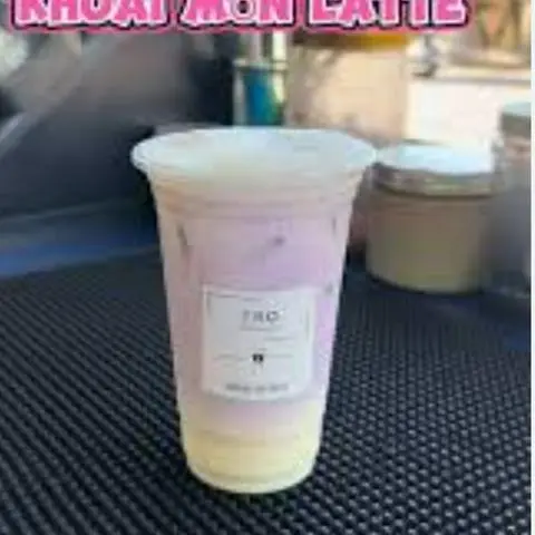Hình ảnh khoai môn latte 