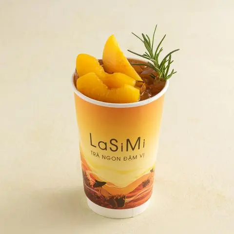 Hình ảnh Trà Ô Long Đào Cam Sả