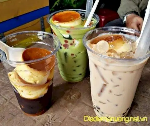 Hình ảnh Trà sữa bánh flan
