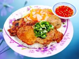 Hình ảnh cơm sườn xíu mại 