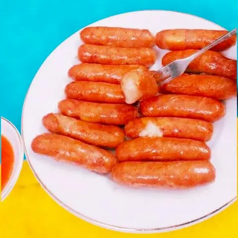 Hình ảnh xúc xích phô mai 1cay