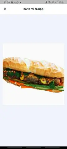 Hình ảnh Bánh mì cá hộp