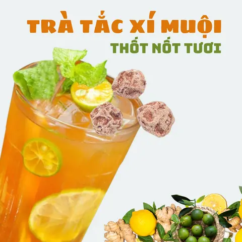 Hình ảnh Trà Tắc Xí Muội Xay Thốt Nốt Tươi - Size L