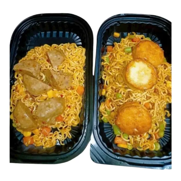 Hình ảnh Combo Mì Trộn Bò Viên Sốt Chua Ngọt + Mì Trộn Đậu Hủ Phô Mai Ngon