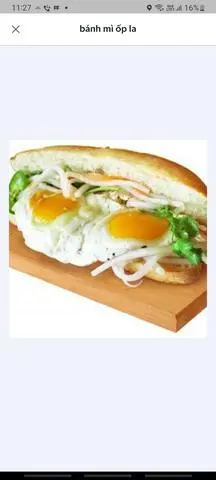 Hình ảnh Bánh mì ốp la