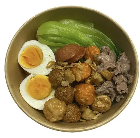 Hình ảnh Mì trộn cá viên đặc biệt