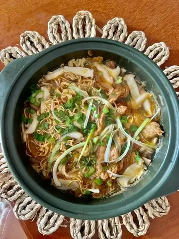 Hình ảnh mì tôm chả nướng (1 gói mì)