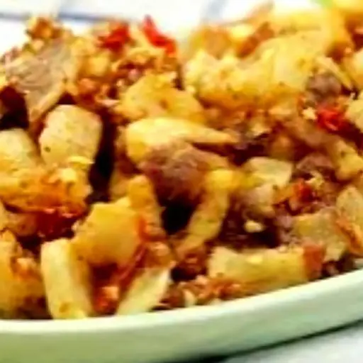Hình ảnh Tóp mỡ rang muối cay