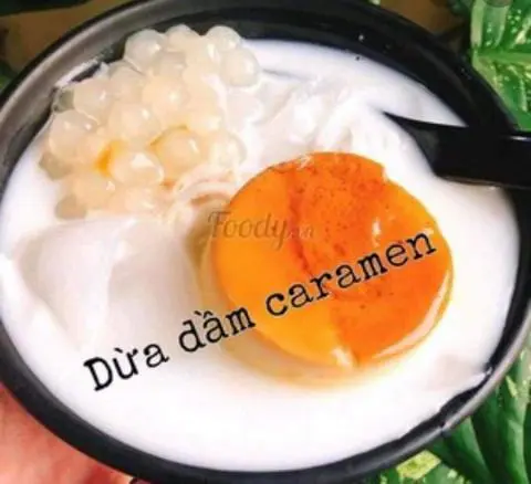 Hình ảnh Chè Dừa Dầm Caramen