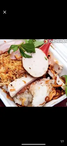 Hình ảnh xôi thịt chả