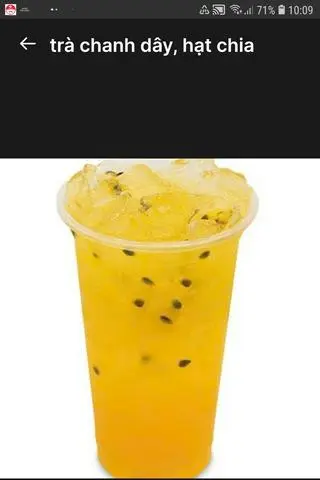 Hình ảnh Trà chanh dây hạt chia