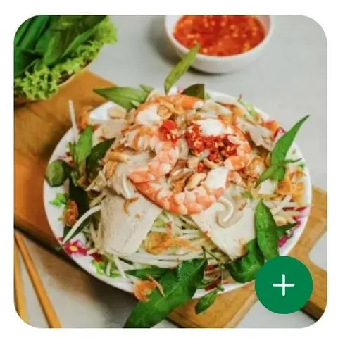 Hình ảnh bún đậu hũ tôm thịt