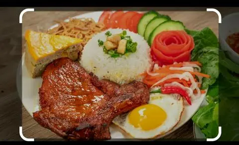 Hình ảnh Cơm tấm sườn bì