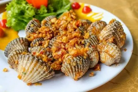 Hình ảnh sò huyết nướng mọi 