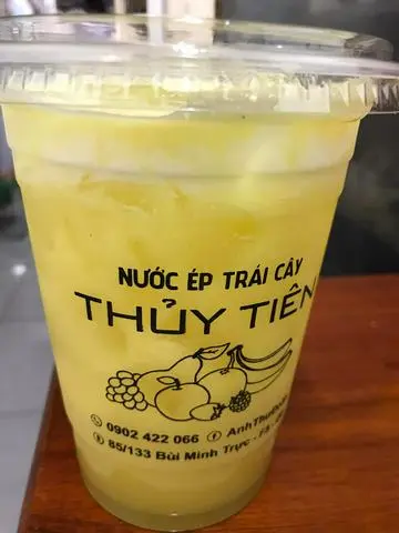 Hình ảnh Nước Ép táo mix dưa lưới ly lớn