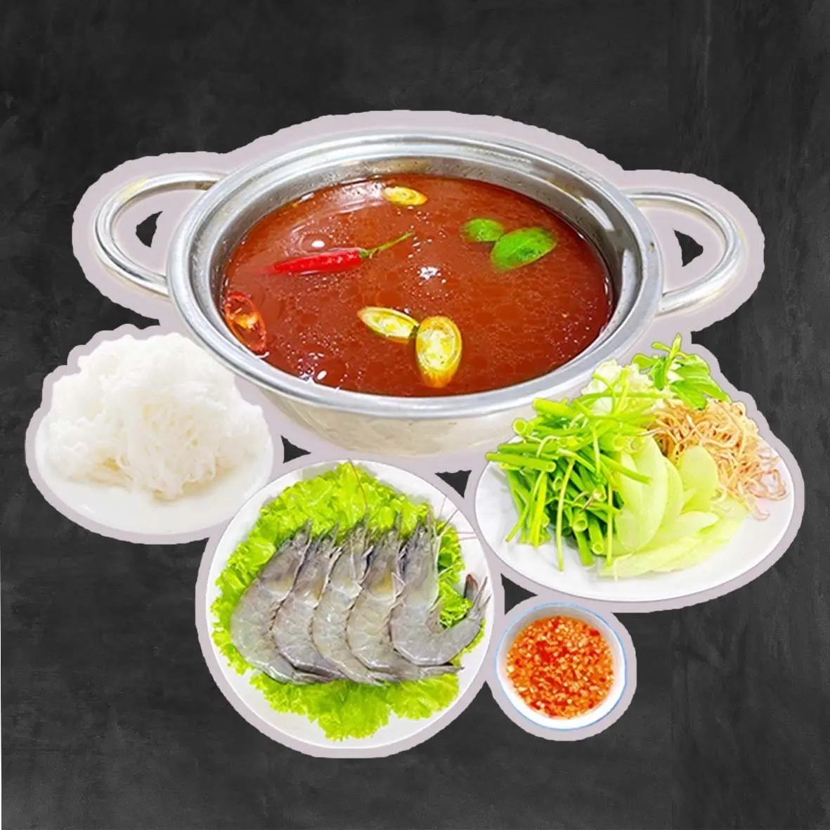 Hình ảnh Lẩu tôm ( tặng trà tắc)