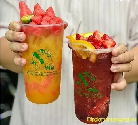 Hình ảnh Nước Mía Mix Ổi Đỏ 700ml 