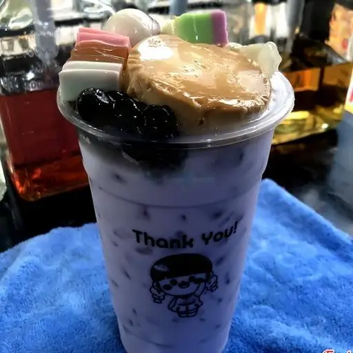 Hình ảnh Khoai môn latte( chưa có bánh plan