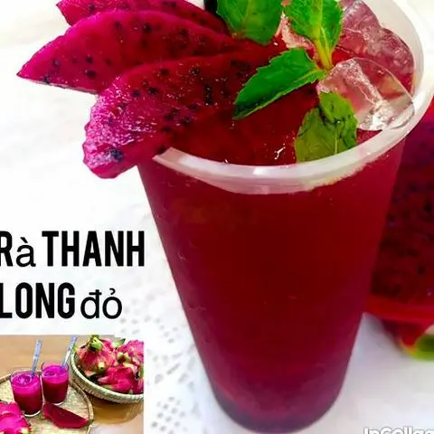 Hình ảnh Trà thanh long đỏ