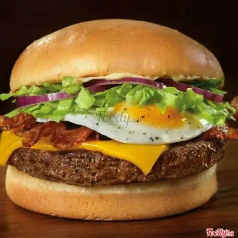Hình ảnh Hambuger Bò Trứng