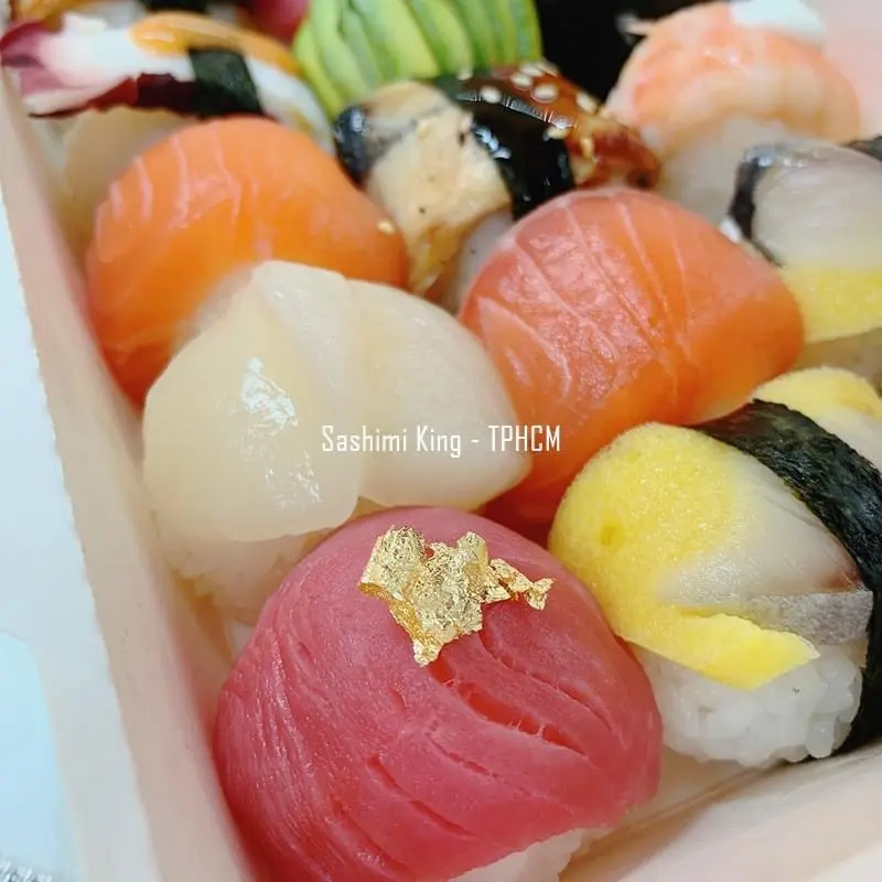 Hình ảnh N15 - sushi tổng hợp 7 loại 