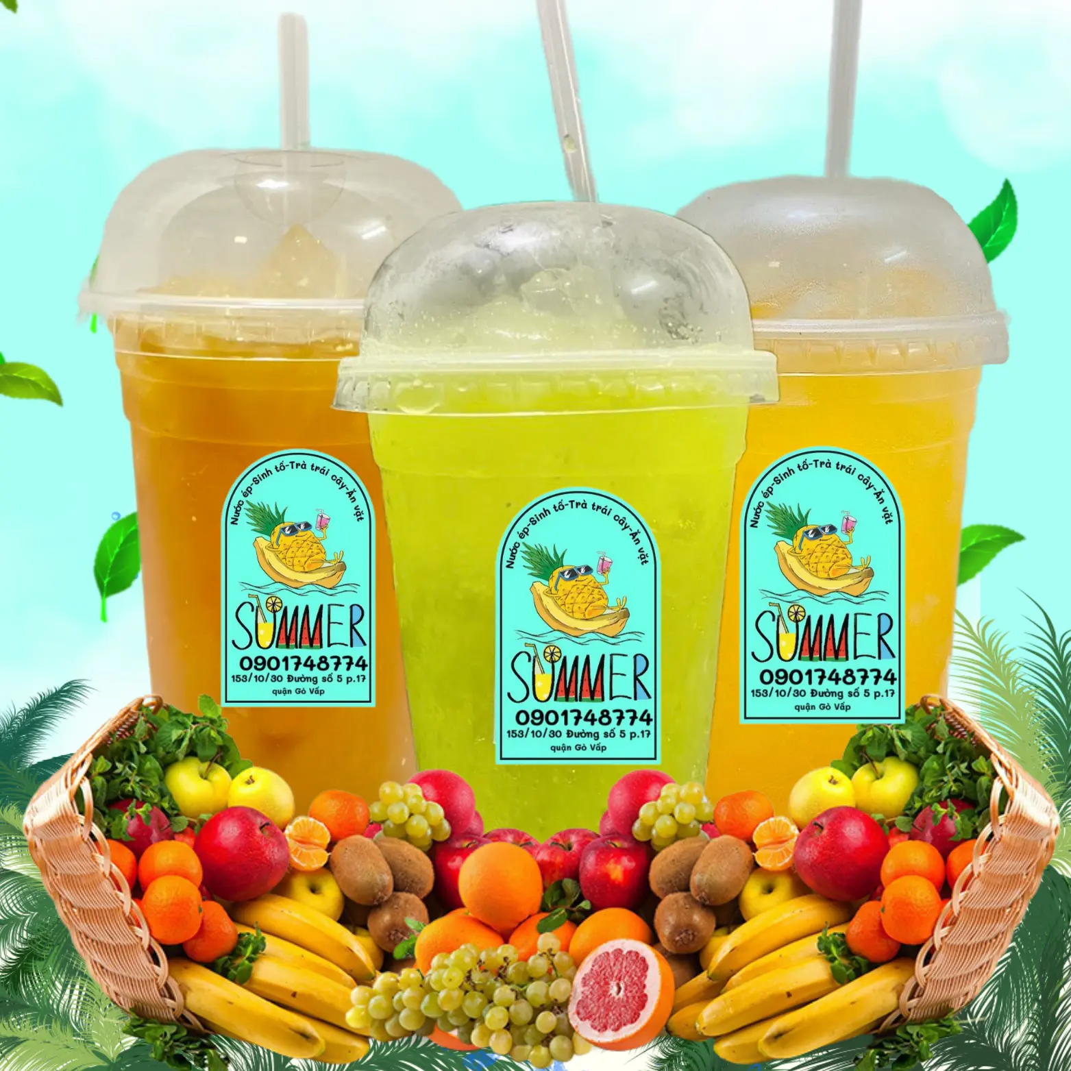Hình ảnh Nước Ép Mix Vị Theo Yêu Cầu Ly 700ml 