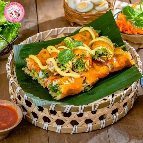 Hình ảnh Bánh tráng me cuộn bơ