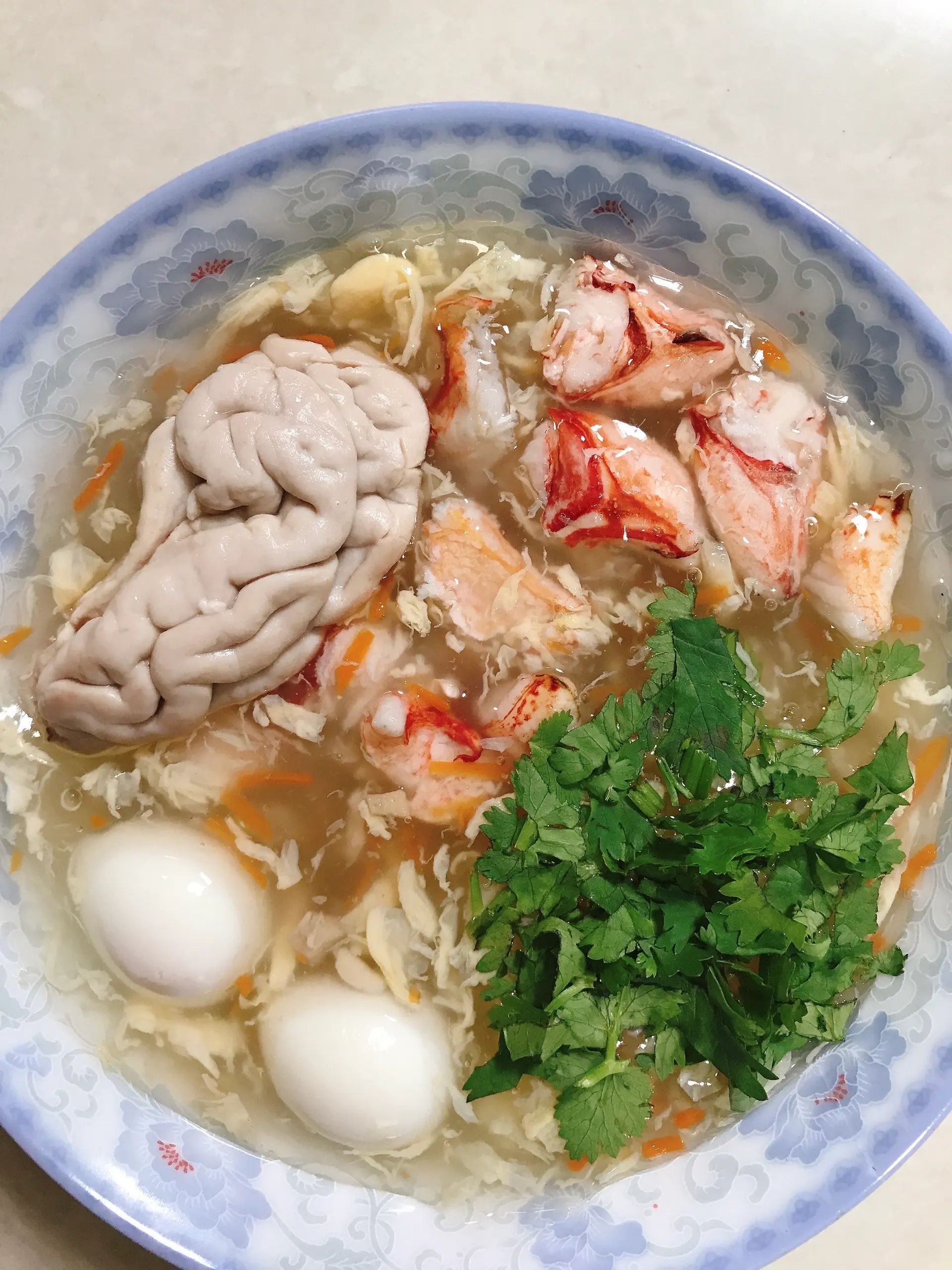 Hình ảnh Súp Cua Óc Heo - Lớn