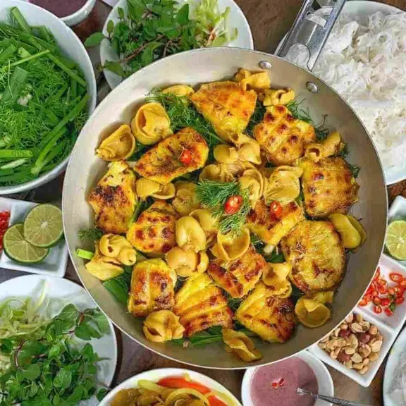 Hình ảnh Chả cá Lã Vọng tặng 1 bánh cốm 45g