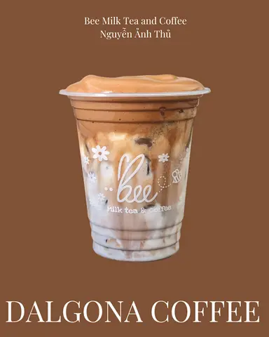 Hình ảnh Cà phê sữa tươi Dalgona