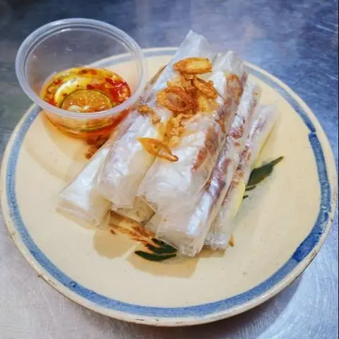Hình ảnh Bánh tráng cuốn sẳn (hộp 5 cuốn) muối Hành Bơ Trứng