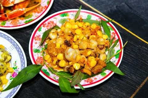 Hình ảnh Răng mực xào tỏi