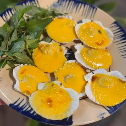 Hình ảnh sò điệp nướng phô mai