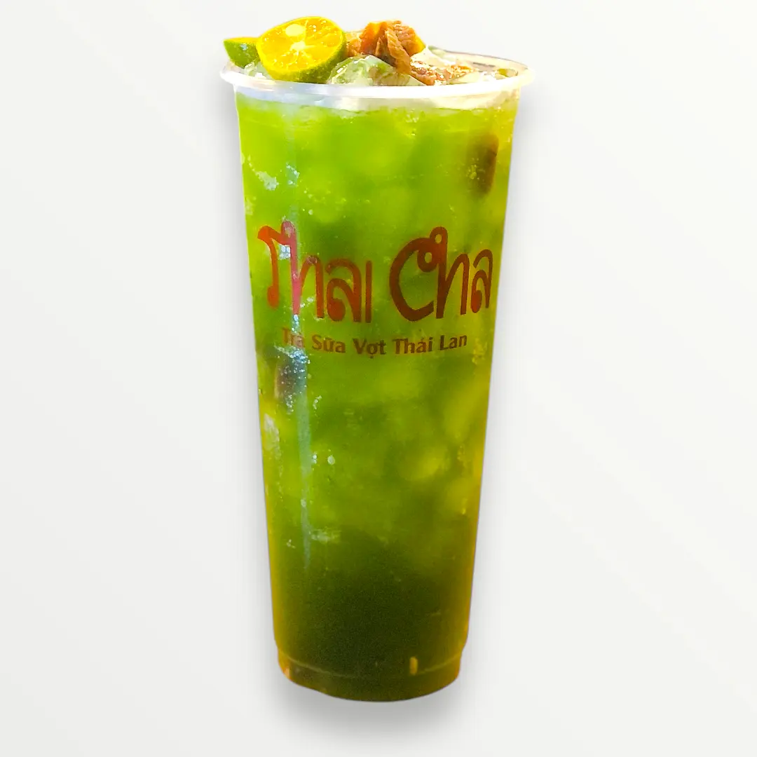 Hình ảnh Trà Tắc Ô Mai Thái Xanh - ชาเขียวแทค - 700ml