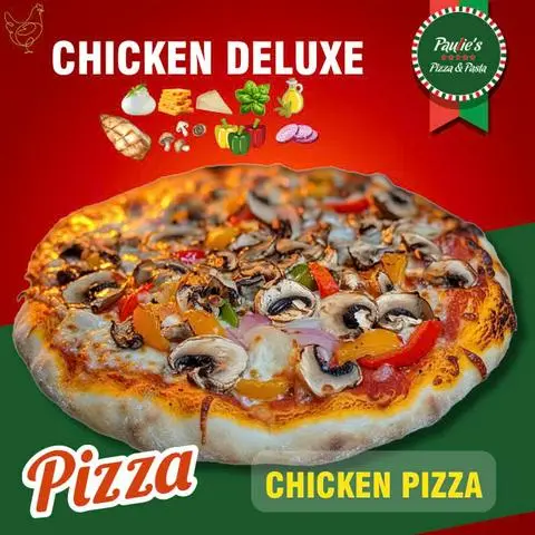 Hình ảnh Pizza Gà Cao Cấp | Chicken Deluxe Pizza