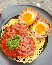 Hình ảnh Mì ý bò trứng