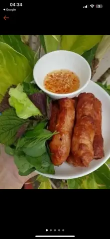 Hình ảnh Nem nướng - 250g Tặng kèm 1 ổ mì không,  rau dưa muối tiêu