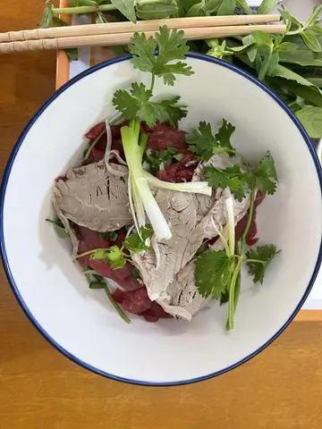 Hình ảnh phở tái, nạm