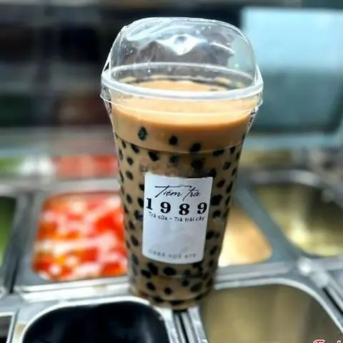 Hình ảnh Trà sữa trân châu đen topping