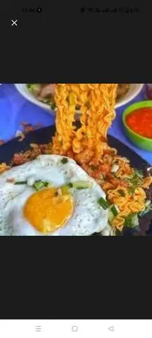 Hình ảnh Mì trộn tóp mỡ ốp la