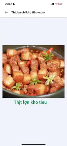 Hình ảnh Thịt ba chỉ kho đậu hũ+cơm