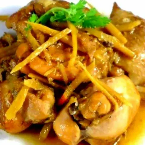 Hình ảnh Gà kho gừng 