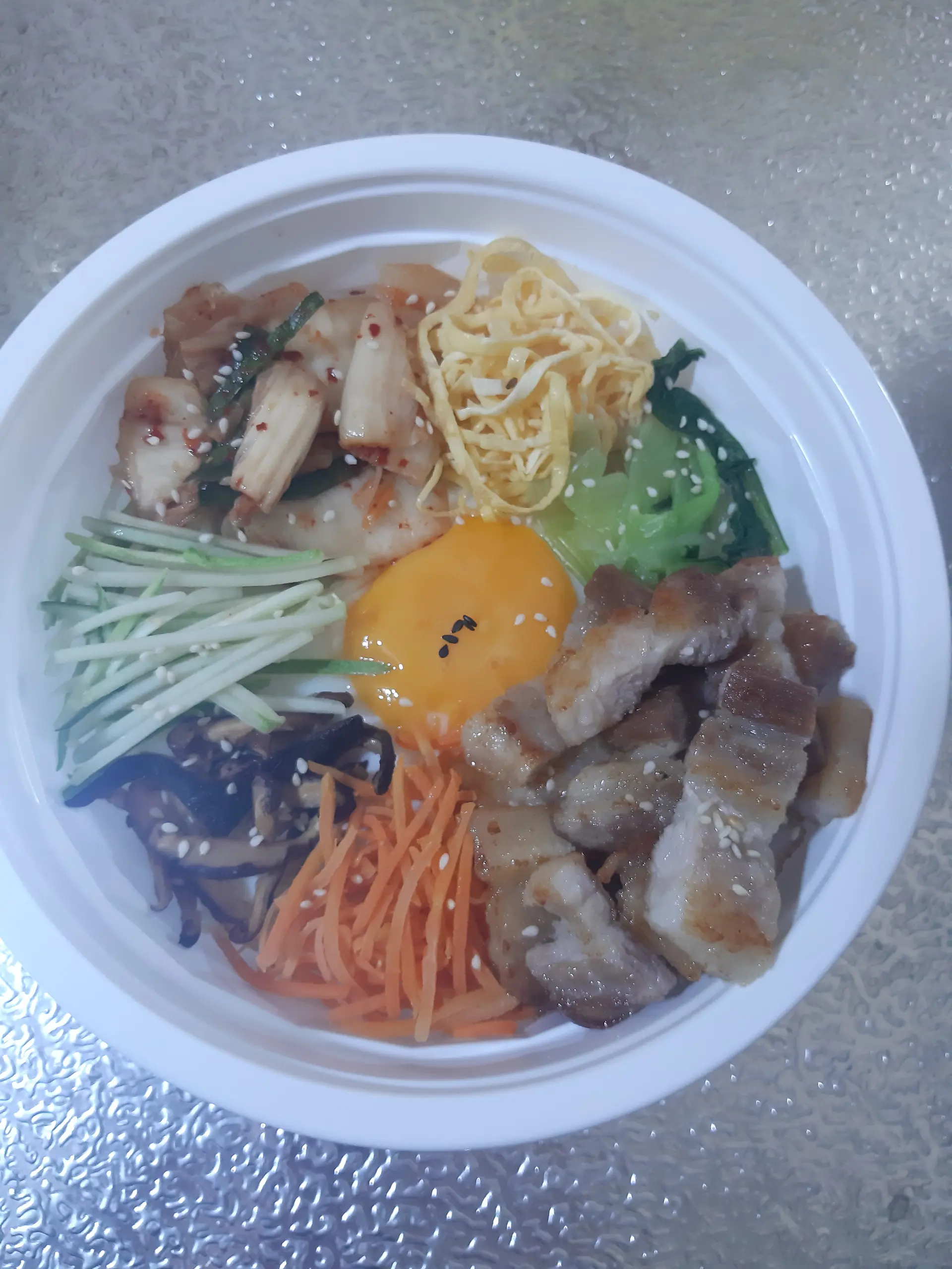 Hình ảnh Cơm Trộn Kim Chi Ba Rọi Nướng 