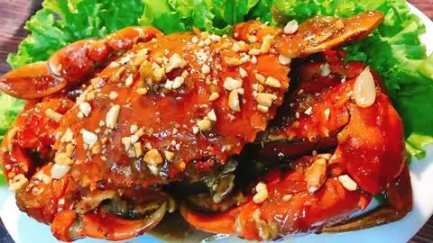Hình ảnh Cua Thịt Sốt Me 
