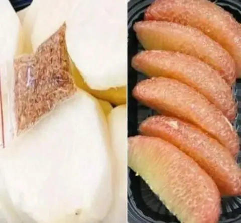 Hình ảnh Bưởi và Sắn Muối Tây Ninh lạnh ngon 600gr